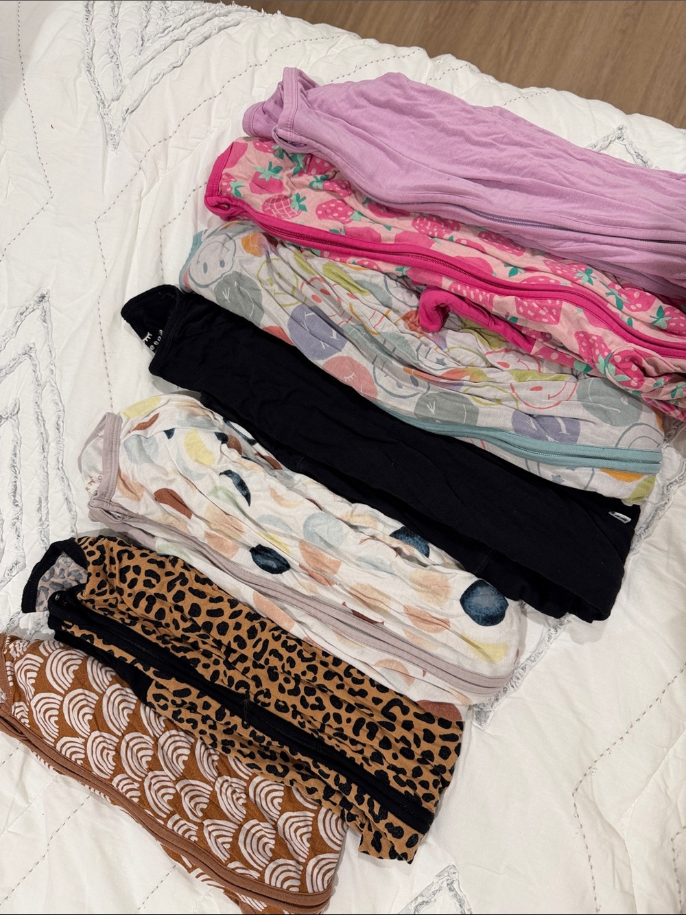LITTLE SLEEPIES BUNDLE-7 ZIPPY PAJAMAS